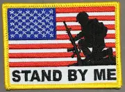 American Flag Stand By Me Morale patch