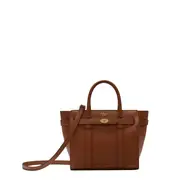 [Mulberry] Mini Zipped Bayswater Oak Small Classic Grain