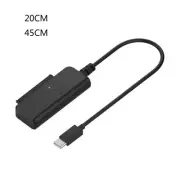 To USB C Type C Cable 5Gbps Adapter USB C to SataIII Cord Converter