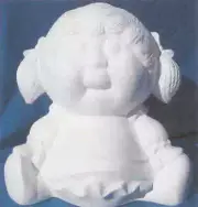 CABBAGE PATCH DOLL BANK CERAMIC BISQUE U-PAINT BANKS DOLLS GIRL CUTE