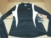 Sport WSD Cycling Long Sleeve Jersey Reflective Black Women 3 pockets 00