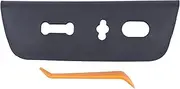 MOTOKU Black Front Left Driver Side Seat Shield Bezel Power Seat Adjuster Switch Insert Housing for F-250 F-350 F-450 F-550 Super Duty 2011-2016