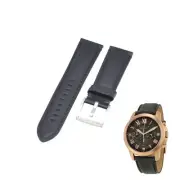 FS5085 22mm Black Leather Watch Strap For Fossil