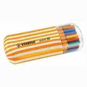 Stabilo 15 + 5 Neon Point 88 0.4mm 20 Zebrui Coloured Fineliners 8820-022 School
