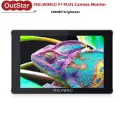 FEELWORLD F7 PLUS 7" DSLR Camera Field Monitor 4K 1200nit Cam Monitor HDMI #sz
