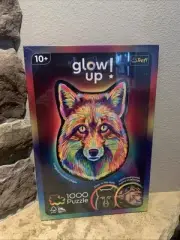 GLOW UP 1000 PIECE Wolf PUZZLE TREFL SEALED BOX
