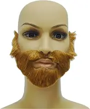 Santa Costume Beard Fake Beards Mustaches Halloween Fake Beard Halloween Fake Mustaches False Beards Halloween Beard for False Facial Hair