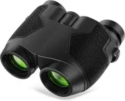 Lightweight 12x25 Compact Binoculars with Wide Field for Bird Watching & Events
