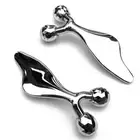 Metal Face Roller Massager Zinc Alloy Face Lift Gua Sha Massage Tool Skin