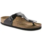 Birkenstock Birko Flor GIZEH - Patent Lacquer Black - BNIB 043661