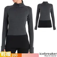 在飛比找蝦皮商城優惠-【Icebreaker】女 款 保暖高領拉鍊長袖羊毛排汗衣 