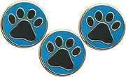 [Novel Merk] Paw Print or Dog Bone Animal Lover Lapel Pin, Hat Pin & Tie Tack Set with Clutch Back