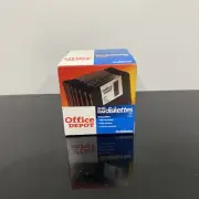 Office Depot 25 Pack 3.5" Diskettes Floppy Disk IBM Formatted NEW SEALED