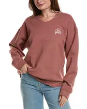Project Social T Giddy Up Embroidered Cut Crew Sweatshirt