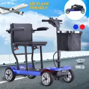 19KG Electric Mobility Scooter Airplane Approved Motorised Foldable Elderly