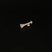 Gracilaria 1PC Model Ship Plastic Simulation Horn Speaker Loudspeaker for DIY Model Ship Simulated Boat Decoration Parts Color Random (25x8x9mm)