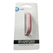 ONN For Fitbit Flex 2 BLUSH PINK Replacement Band With Metal Buckle NWT