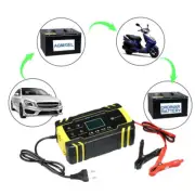 Car Automatic TouchScreen Pulse Repair LCD Lead Acid Battery Charger EU Plug (for: Mini)