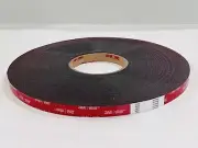 3M 5952 Black VHB Double Sided Acrylic Automotive Foam Tape 1/2" x 36 Yards