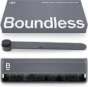 Boundless Audio Record Cleaner Kit - 2-Piece Vinyl Record Cleaning Kit Includes Vinyl Record Brush & Stylus Cleaner - Carbon Fibre Anti-Static Vinyl Brush & Stylus Brush