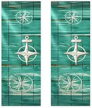 Gym Towels,Hand Towels,Workout Towels for Gym Bag,Anchor Retro Nautical,2-Pc