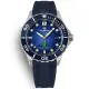 【elegantsis 愛樂時】海軍陸戰隊水中爆破 鈦金屬 防水300米 矽膠手錶 藍色 44mm(ELJX65AS-ROCMC-UDT)
