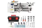 VEVOR Mini Metal Lathe 210x350 Metal Working Machine Variable Speed for Turning