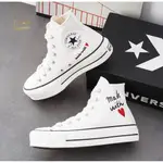 韓國代購 CONVERSE CHUCK TAYLOR ALL STAR HIGH TOP 米白黑 愛心 571119C