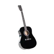Karrera Electronic Acoustic Guitar 41in - Black