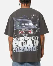 [GOAT CREW] Goat Crew Disney And Pixar Cars Dj Heavy T-shirt Black Wash - Size S S Black Wash