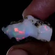 Enchant Ethiopian 26.30 Ct "Play-Of-Color" Fire Opal Raw/Rough Amazing Gemstone