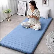 Futon Mattress Japanese Floor Mattress Foldable Portable Mattress Sleeping Pad Twin/Full/Queen/King Easy to Store and Portable for Home Dormitory(200 * 220cm)