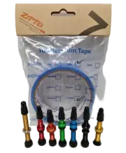 MTB Tubeless Kit - Enduro/DH - 31mm Tape + Valves + Sealant