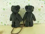 【震撼精品百貨】泰迪熊 TEDDY BEAR 2入髮束-黑L 震撼日式精品百貨