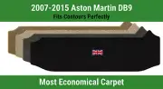 Lloyd Velourtex Small Trunk Mat for '07-15 Aston Martin DB9 w/British Flag (for: Aston Martin)
