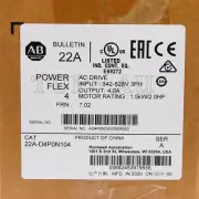 New Factory Sealed Allen Bradley 22A-D4P0N104 SER A PowerFlex 4- 1.5 kW AC Drive