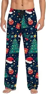 [Generic] Big House Mens Casual Pants Pajama Pants With Drawstring And Pockets 9 10