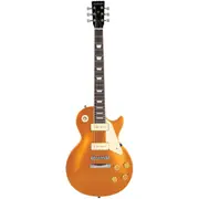 Northstar NS3-GT Electric Guitar, Metallic Gold Top, Poplar Body, Humbucker Pickups