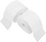 2 Rolls Nail Tissue Paper Absorbent Soft Nail Wipes Bathroom Paper Eyelash Extension Wipes Nail Pads Manicure Unloading Towel Nail Glue Remover Makeup Pad Nail Scrub Towels White