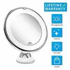 LED Light 10X Makeup Mirror LED Vanity Mirror Cosmetic Mirror Bathroom Mirror