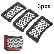 3*-Universal Car Seat Side Back Storage Net Bag Phone Holder Pocket Organizer