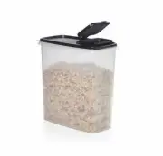 Tuppeware NEW Super CEREAL storer crackers rice pasta modular mate black FReeSHi