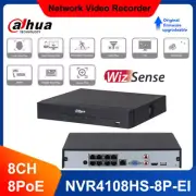 Dahua NVR4108HS-8P-EI 8CH 8PoE 1SATA 4K NVR AI WizSense 16MP Net Video Recorder