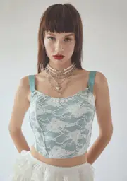 [Current Mood] Me Without You Lace Overlay Corset