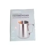 Ambiano Milk Frothing Pitcher 12 Oz. Stainless Steel Cappuccino Latte Au Lait