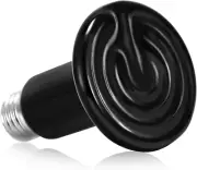 Ceramic Heat Emitter - 100W Reptile Heat Lamp, No Light Emitted Bulb, Reliable a