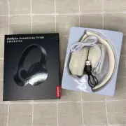 Lenovo Thinkplus TH10B Headphones Bluetooth Music Headsets Beige Missing Box New
