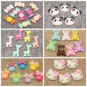 25 Colourful Flatback Resin Cute Animal Candy Cabochon Scrapbooking Craft DIY