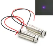 2pcs 405nm 10mW Violet/Blue Dot Laser Diode Module Adjustable Collimating Lens