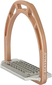 Acavallo Arco Evolution Alupro Stirrups, One Size, Rose Gold, Set of 2